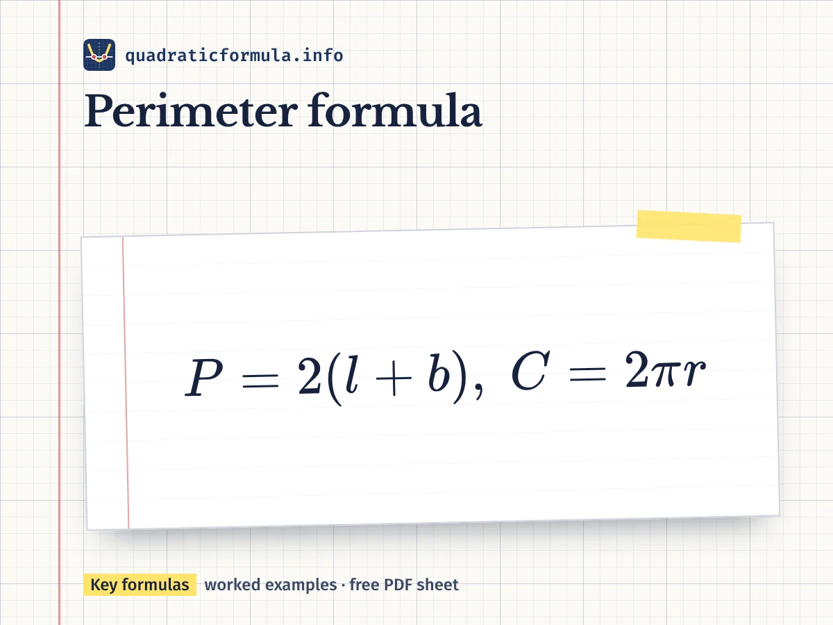 Perimeter formula